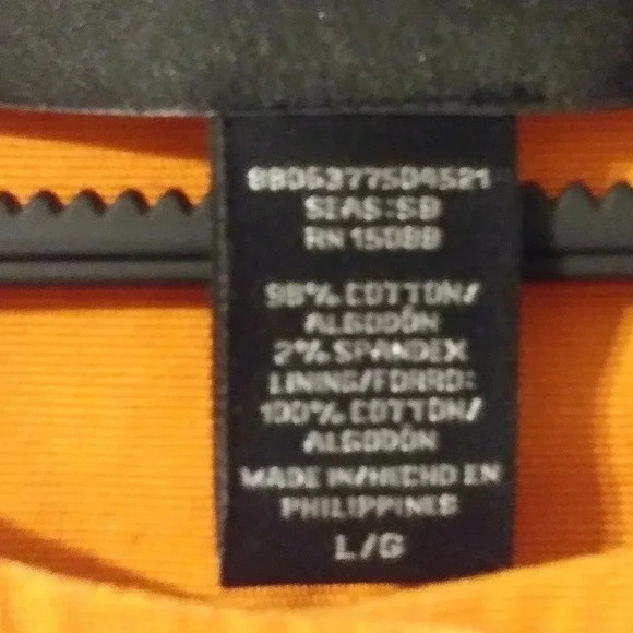 Apostrophe Orange Jacket Lrg - Picture 5 of 6